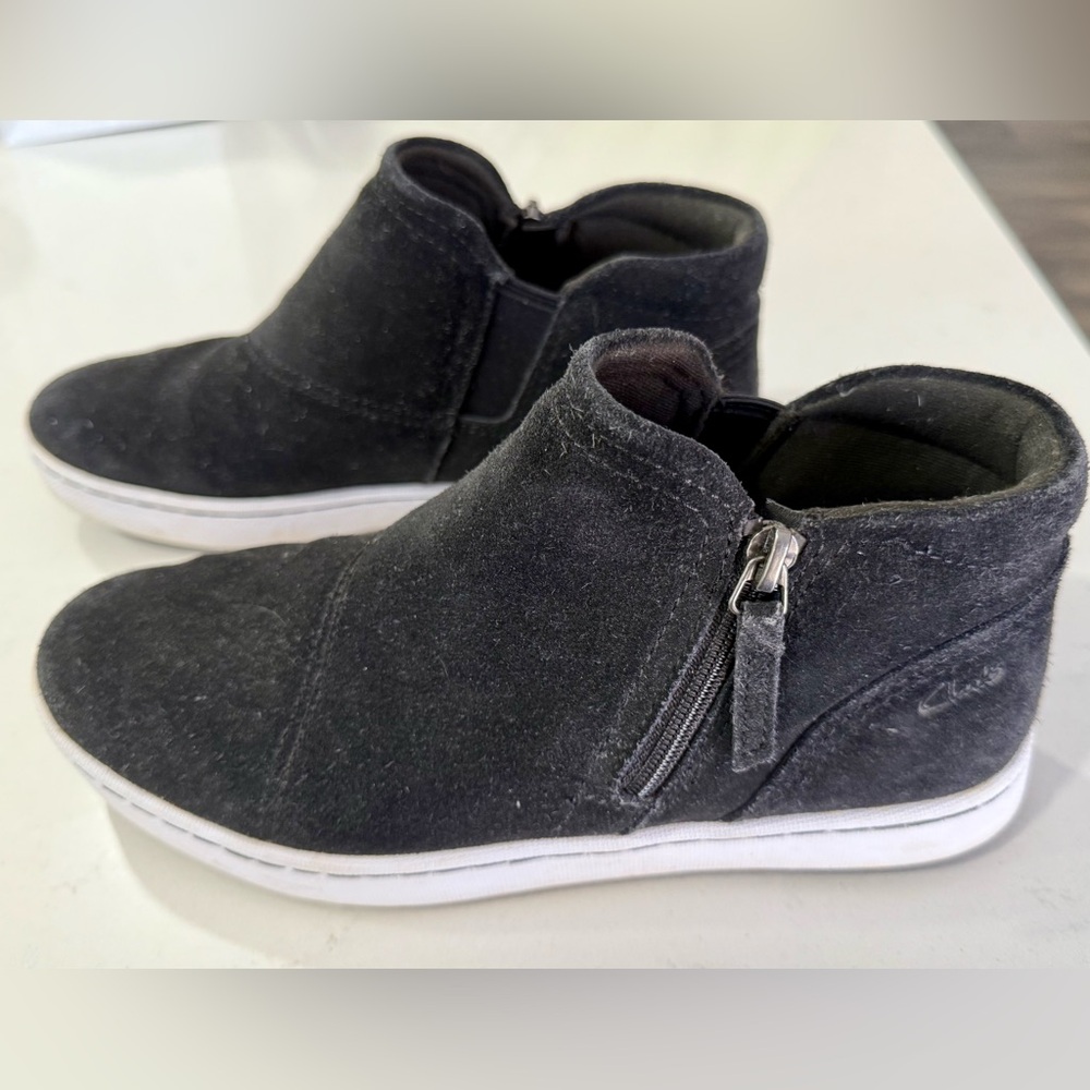 Clark’s Black Suede sneakers